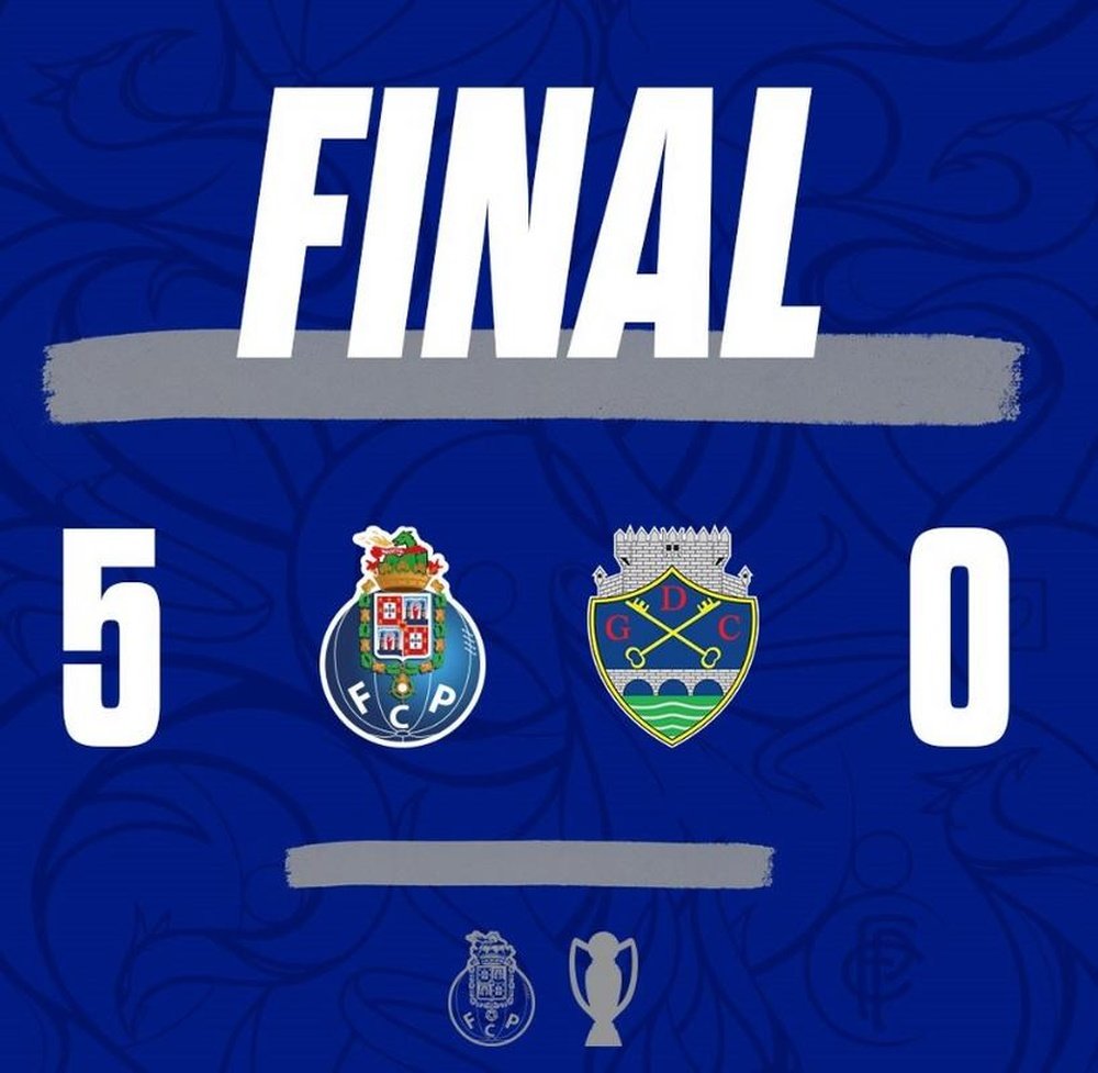 Porto estreia com vitória no Campeonato Português. Twitter @FCPorto
