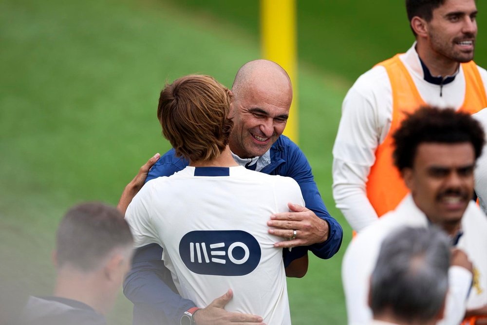 Roberto Martinez highlighted Portugal's desire to win the Nations League. EFE
