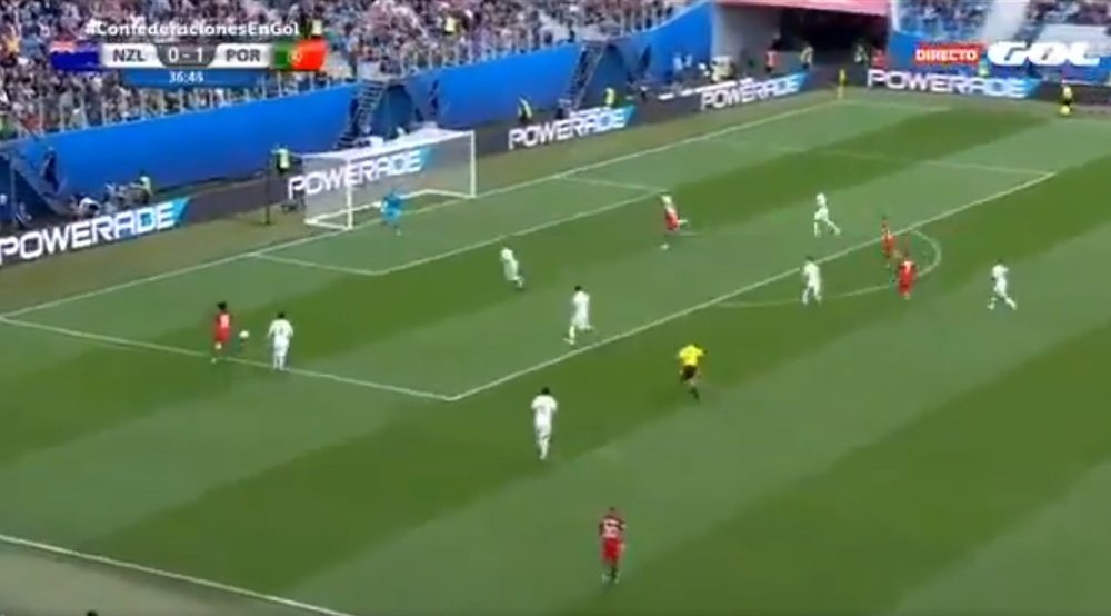 Portugal supo poner el 0-2 en el marcador en apenas cinco minutos. CapturaGol