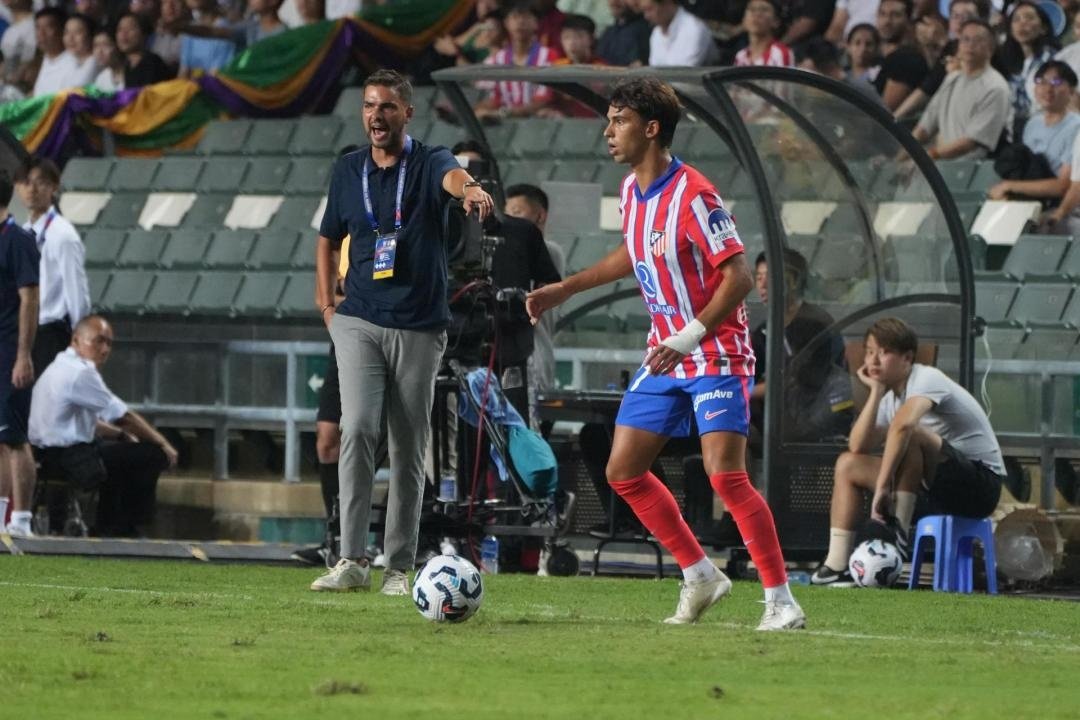 Joao Felix in 'same conditions' as his team-mates, says Simeone