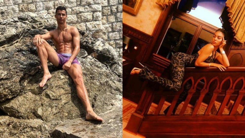 Duelo de fotos 'hot' entre Cristiano y Georgina. Instagram