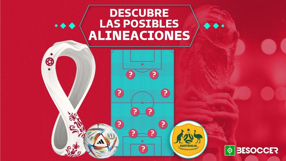 Posible alineación de Australia para el Mundial. BeSoccer