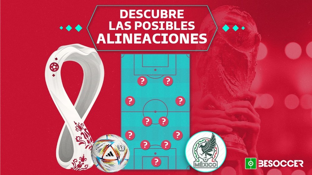 Posible alineación de México para el Mundial. BeSoccer