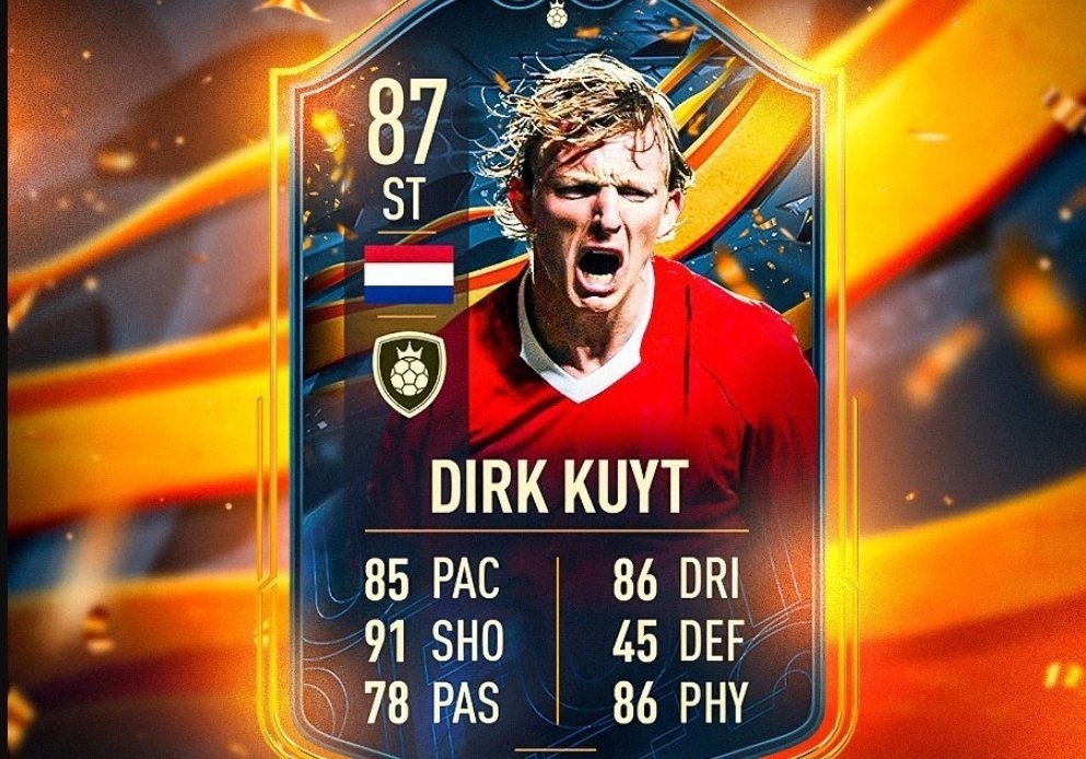 Posible carta FUT Héroes de Dirk Kuit. Twitter/FutSheriff