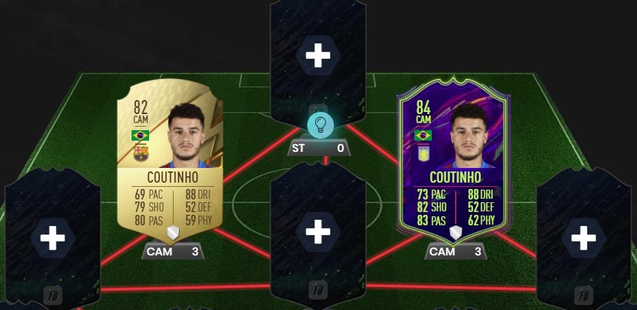 Posible carta OTW de Coutinho en FIFA 23. FUTBIN