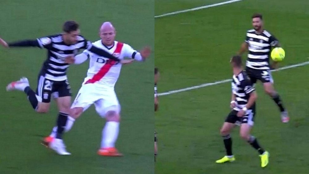 ¿Era falta? ¿Y penalti? Capturas/MovistarLaLiga