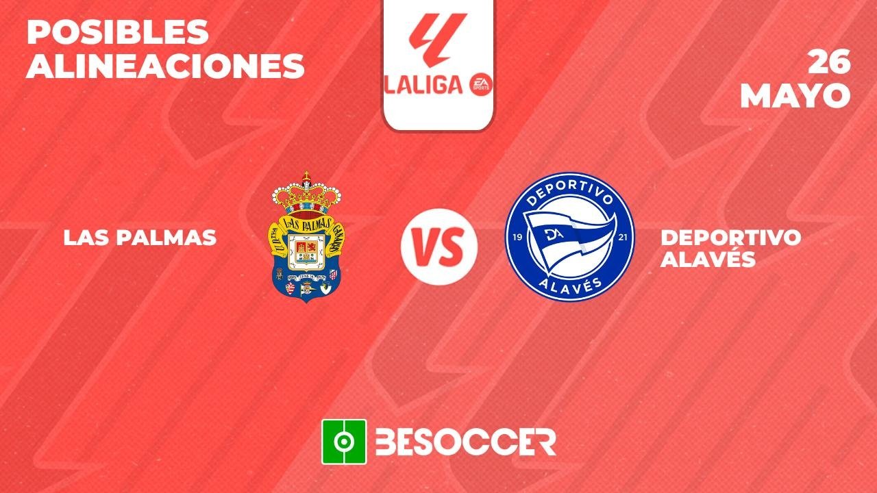 Posibles alineaciones de Las Palmas vs Alavés