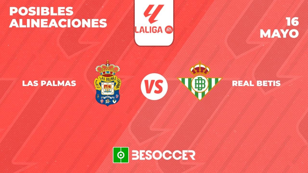 Posibles alineaciones de Las Palmas-Betis de la Primera División 2023-24. BeSoccer