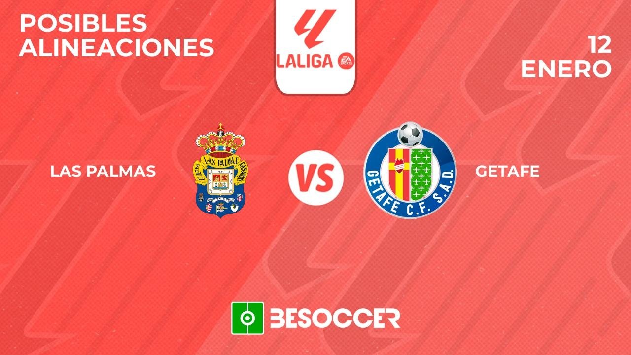 Posibles alineaciones de Las Palmas-Getafe de la Primera División 2024-25. BeSoccer