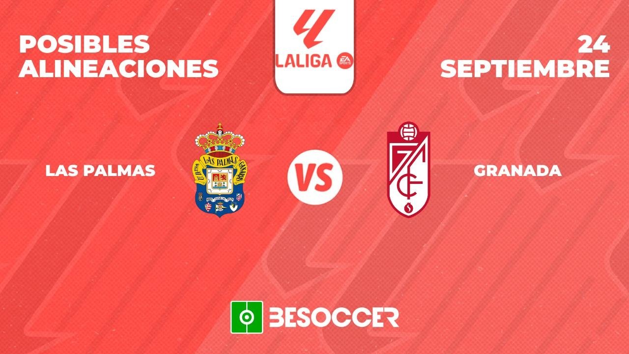 Posibles alineaciones de Las Palmas vs Granada