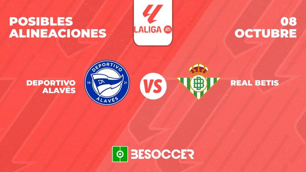 Posibles alineaciones del Alavés-Betis de la Primera División 2023-24. BeSoccer