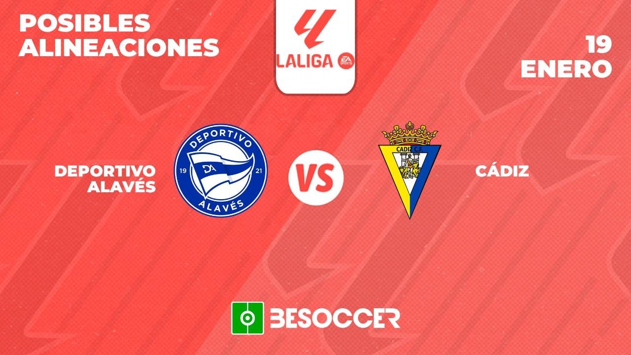 Alineaciones de cádiz club de fútbol contra alavés