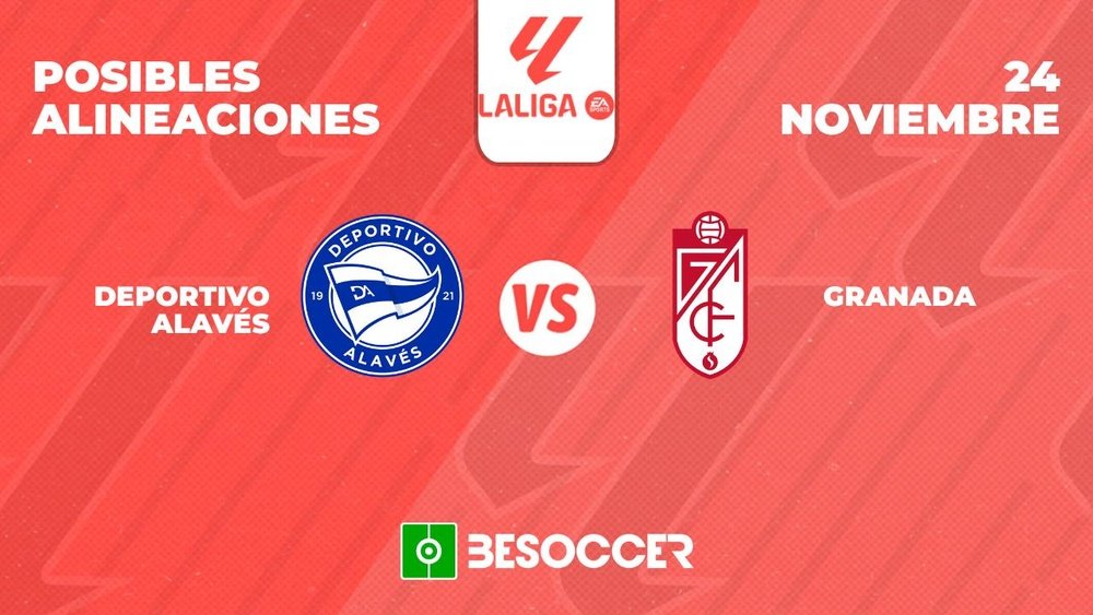 Posibles alineaciones del Alavés-Granada de la Primera División 20223-24. BeSoccer