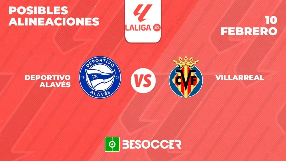Posibles alineaciones del Alavés-Villarreal de la Primera División 2023-24. BeSoccer