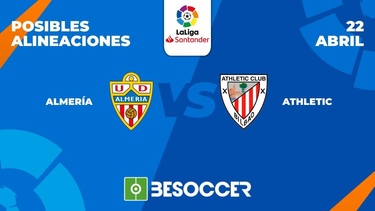 Alineacions de: ud almeria - athletic