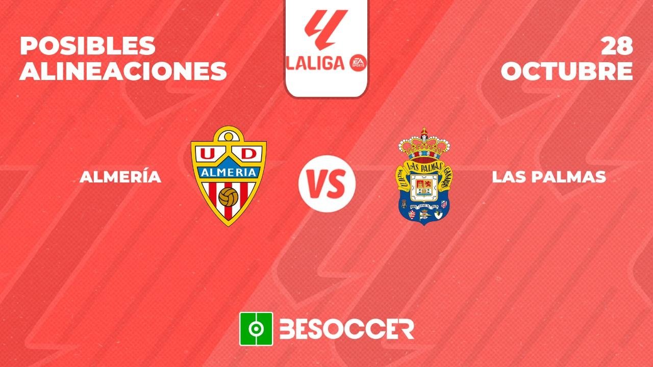 Alineacions de: ud almeria - las palmas