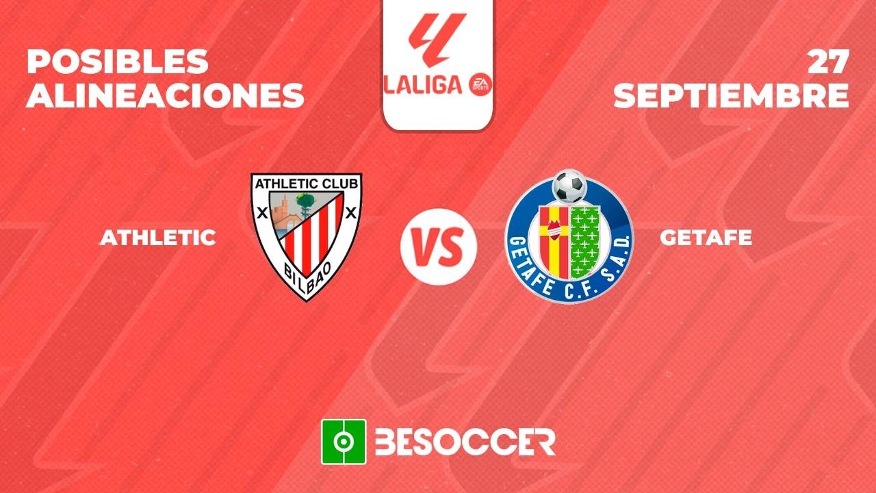 Alineaciones de athletic contra getafe cf