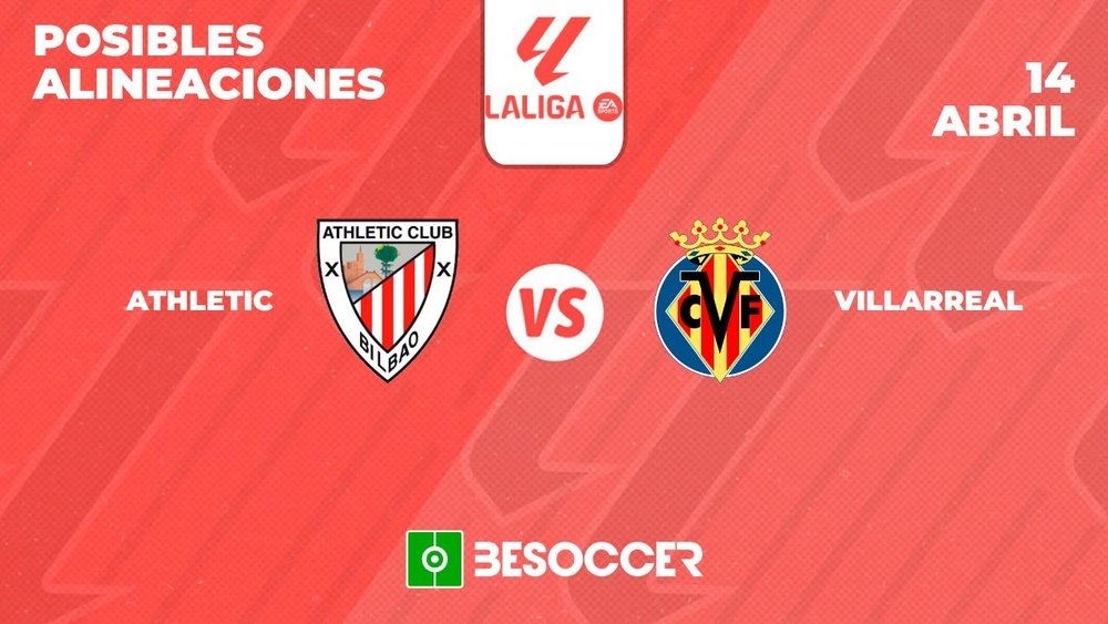 Posibles alineaciones del Athletic-Villarreal de la Primera División 2023-24. BeSoccer