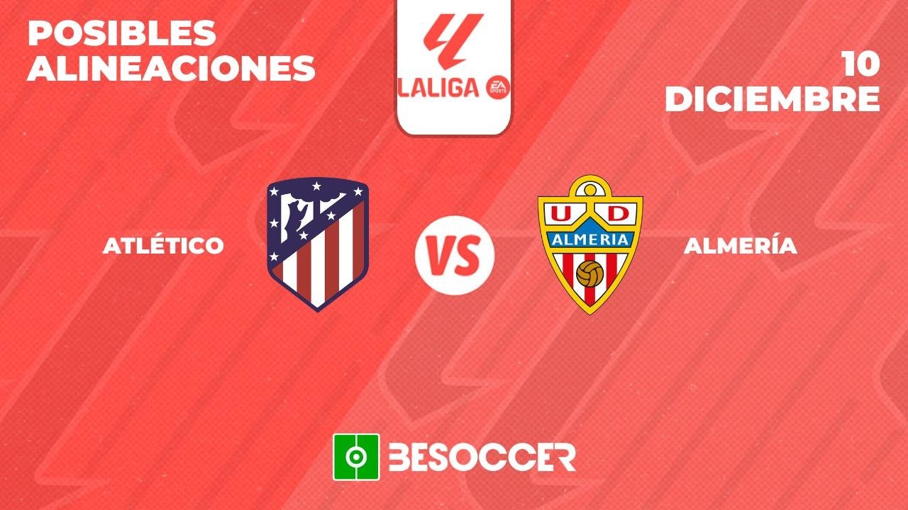 Alineaciones de ud almeria contra atlético de madrid