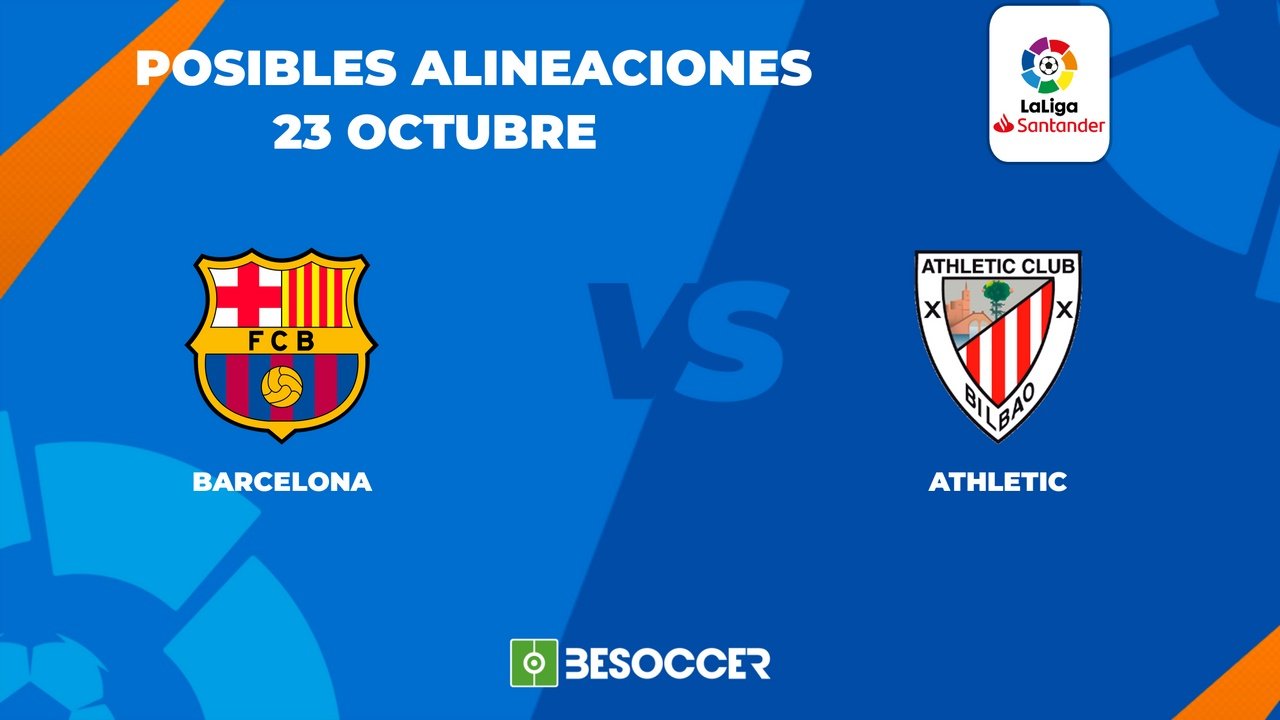 Posibles alineaciones del Barcelona vs Athletic. BeSoccer