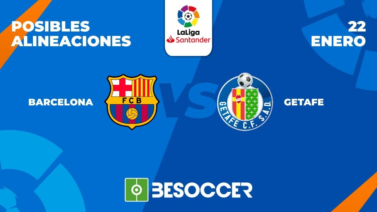 Posibles alineaciones del Barcelona-Getafe de la Primera División 2022-23. BeSoccer