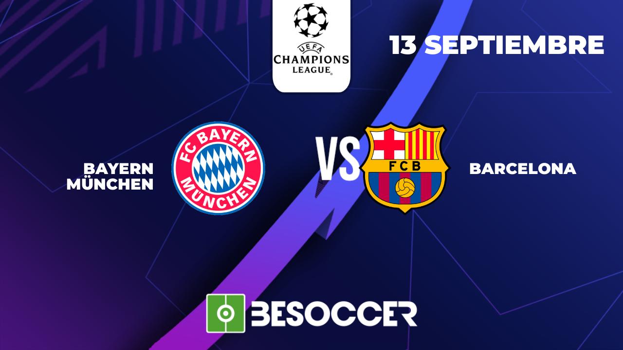 Posibles alineaciones del Bayern vs Barcelona