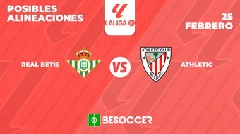 Posibles alineaciones del Betis-Athletic de la Primera División 2023-24. BeSoccer