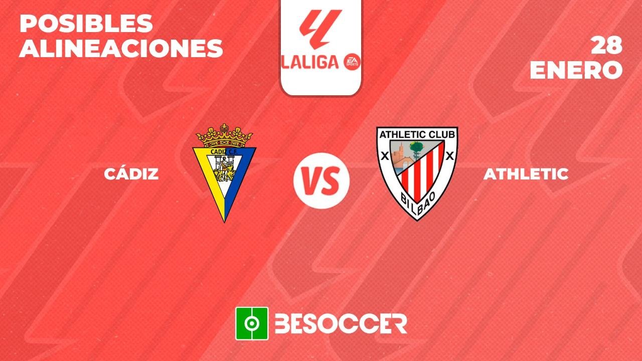 Posibles alineaciones del Cádiz-Athletic Club de la Primera División 2023-24. BeSoccer