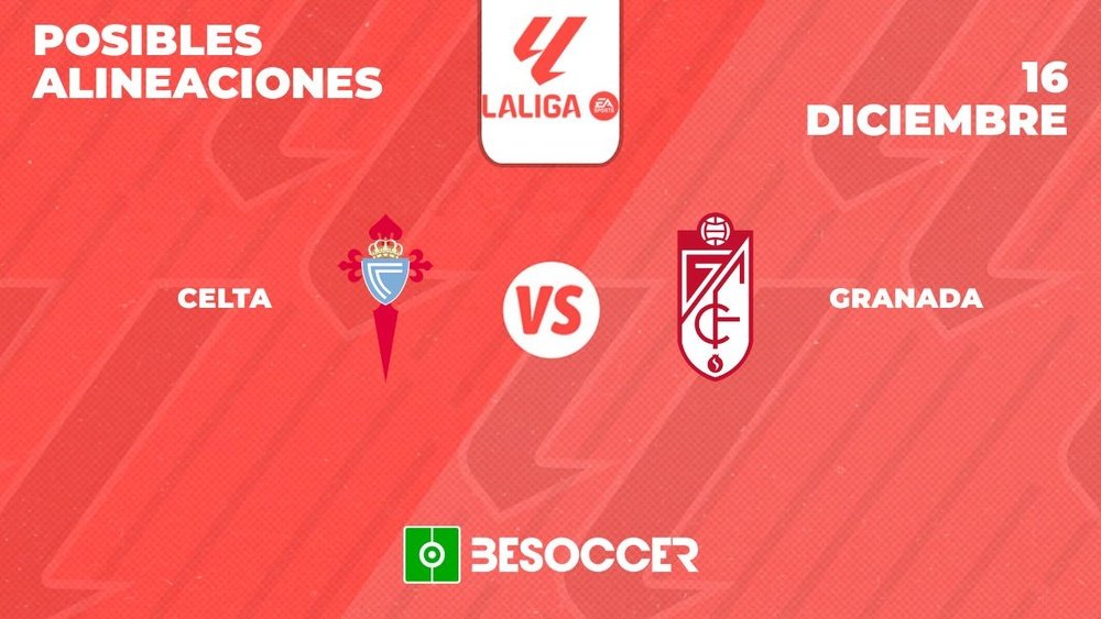 Posibles alineaciones del Celta-Granada de la Primera División 2023-24. BeSoccer