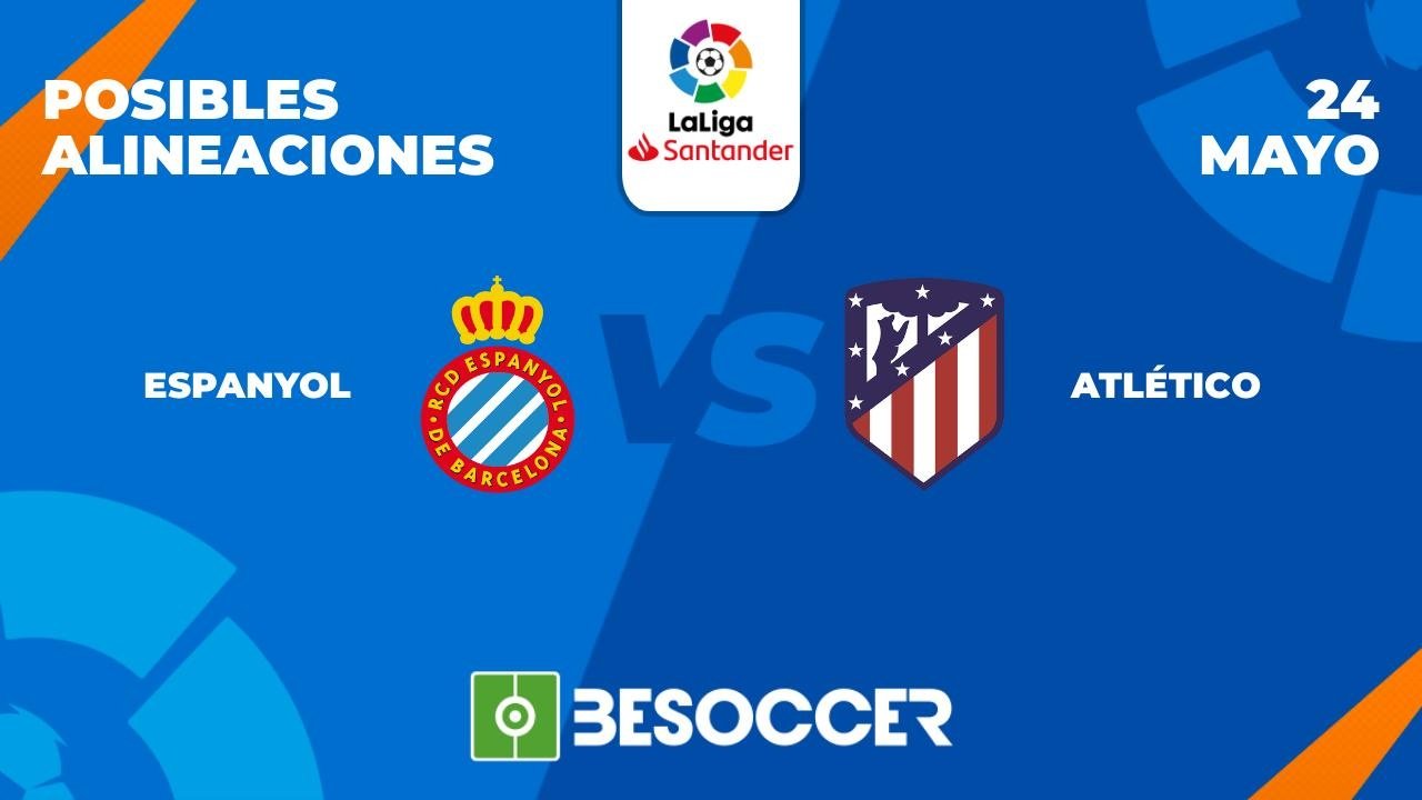 Alineaciones de rcd espanyol contra atlético de madrid