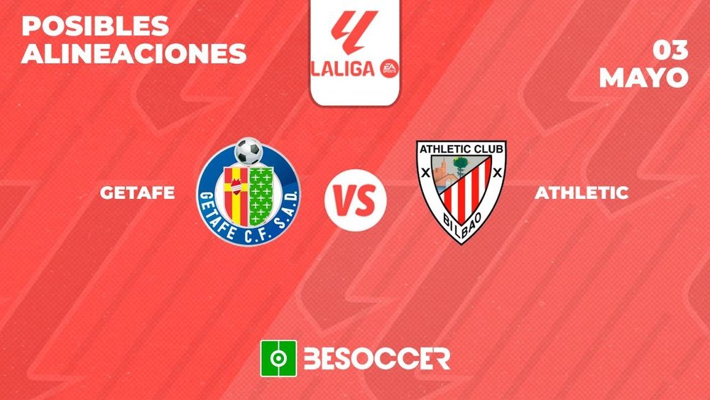 Posibles alineaciones del Getafe-Athletic de la Primera División 2023-24. BeSoccer