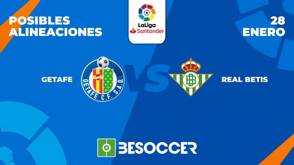 Posibles alineaciones del Getafe-Betis de la Primera División 2022-2023. BeSoccer