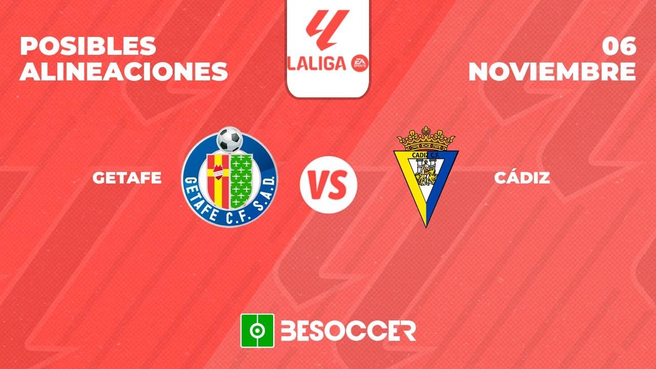 Alineaciones de cádiz club de fútbol contra getafe cf