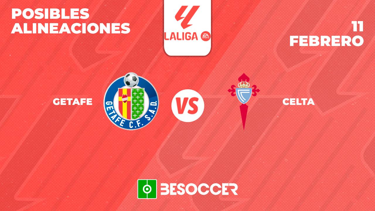 Alineacions de: getafe club de fútbol - celta de vigo