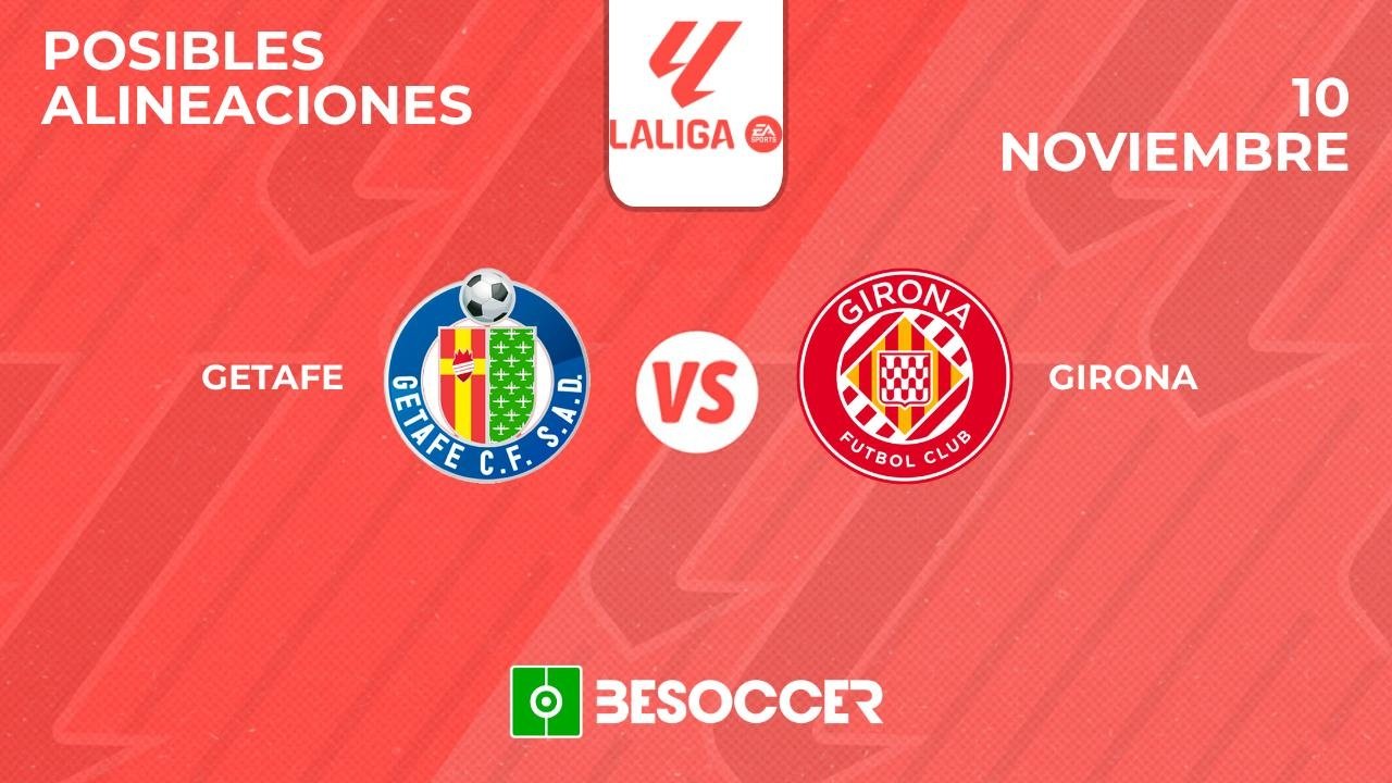 Posibles alineaciones del Getafe vs Girona