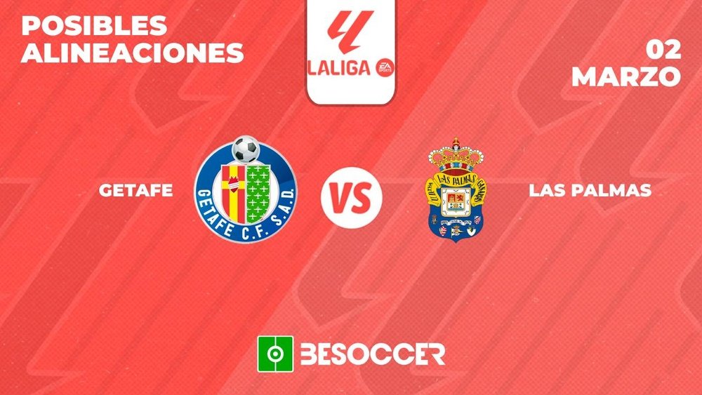 Posibles alineaciones del Getafe-Las Palmas de la Primera División 2023-24. BeSoccer