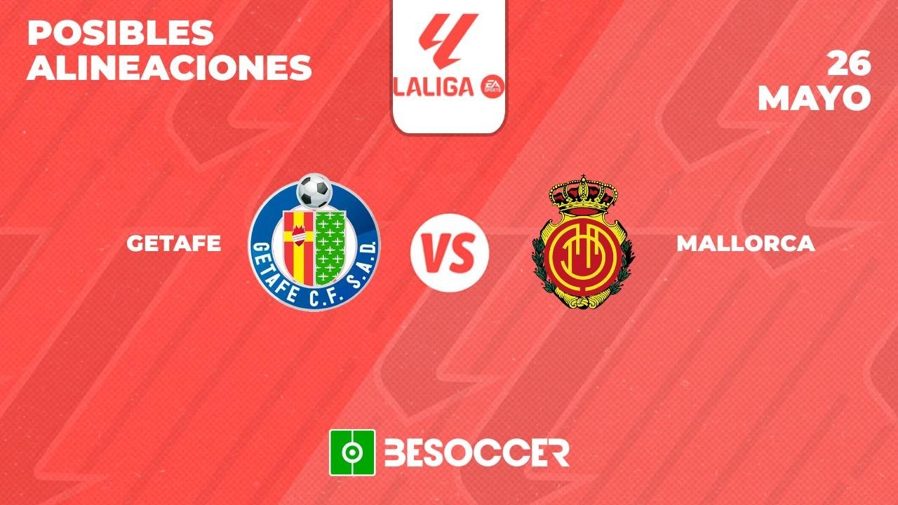 Posibles alineaciones del Getafe-Mallorca de la Primera División 2023-24. BeSoccer