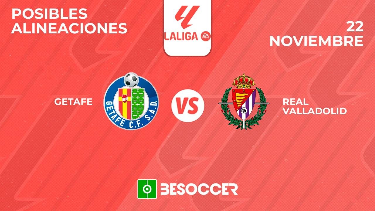 Posibles alineaciones del Getafe vs Valladolid