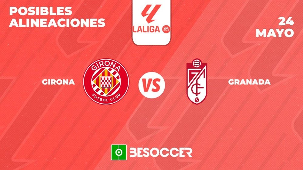 Posibles alineaciones del Girona-Granada de la Primera División 2023-24. BeSoccer