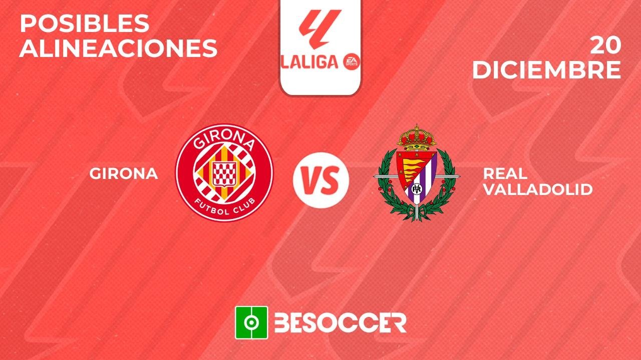 Posibles alineaciones del Girona vs Valladolid