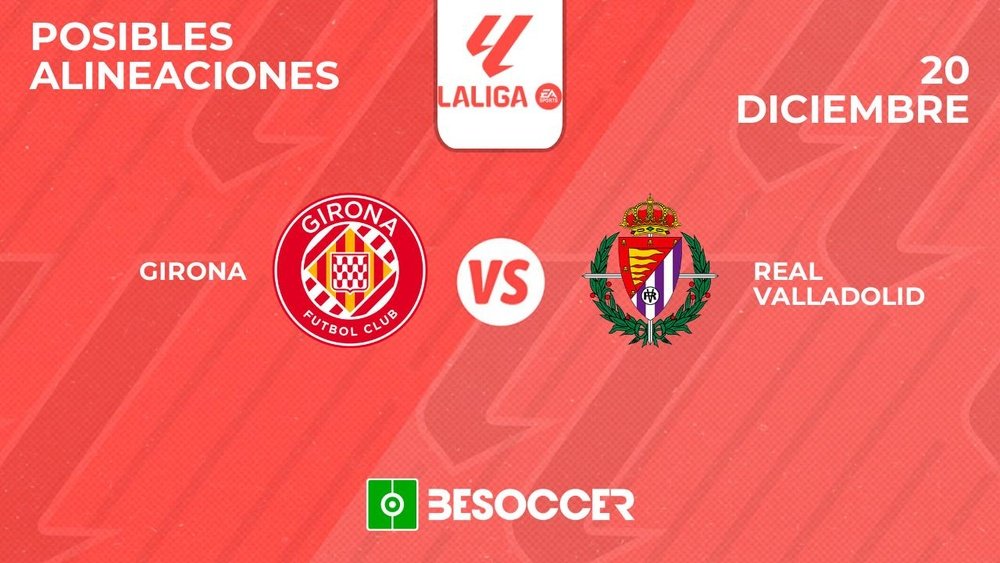 Posibles alineaciones del Girona vs Valladolid