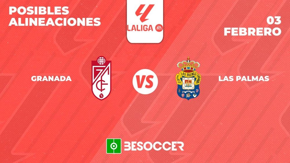 Posibles alineaciones del Granada-Las Palmas de la Primera División 2023-24. BeSoccer