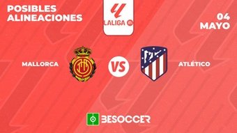 Posibles alineaciones del Mallorca-Atlético de Madrid de la Primera División 2023-24. BeSoccer