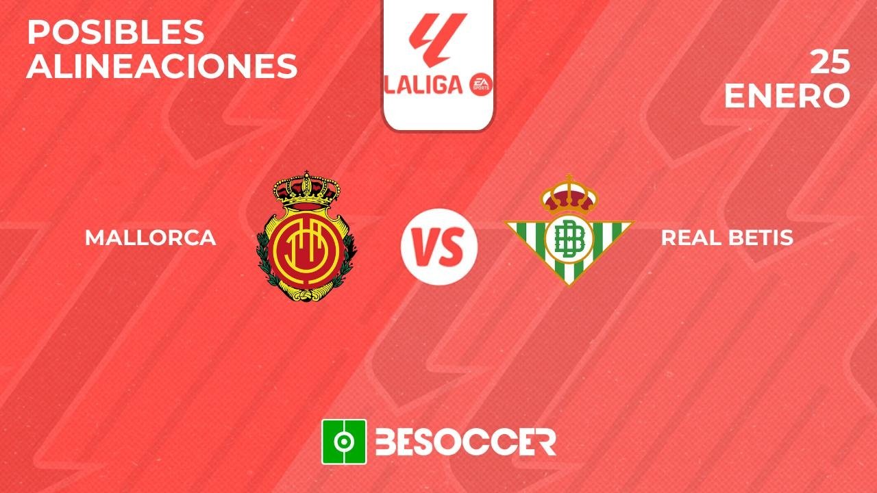 Posibles alineaciones del Mallorca-Betis de la Primera División 2024-25. BeSoccer