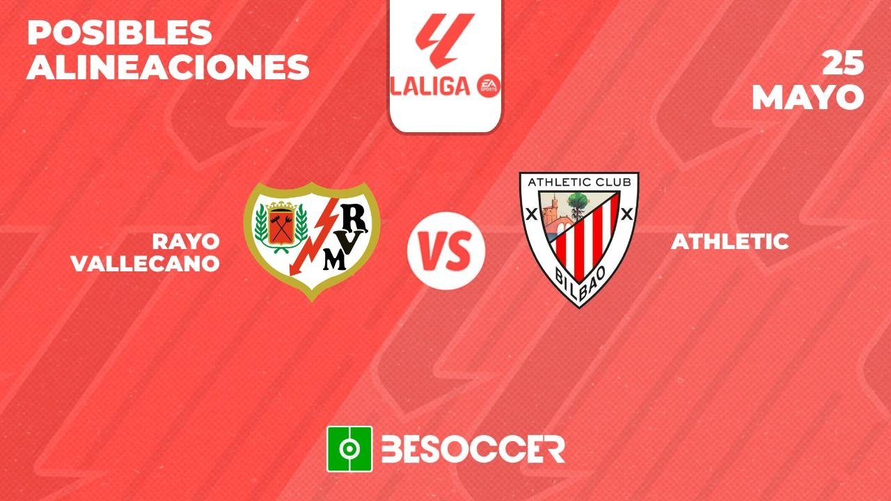 Posibles alineaciones del Rayo Vallecano-Athletic de la Primera División 2023-24. BeSoccer