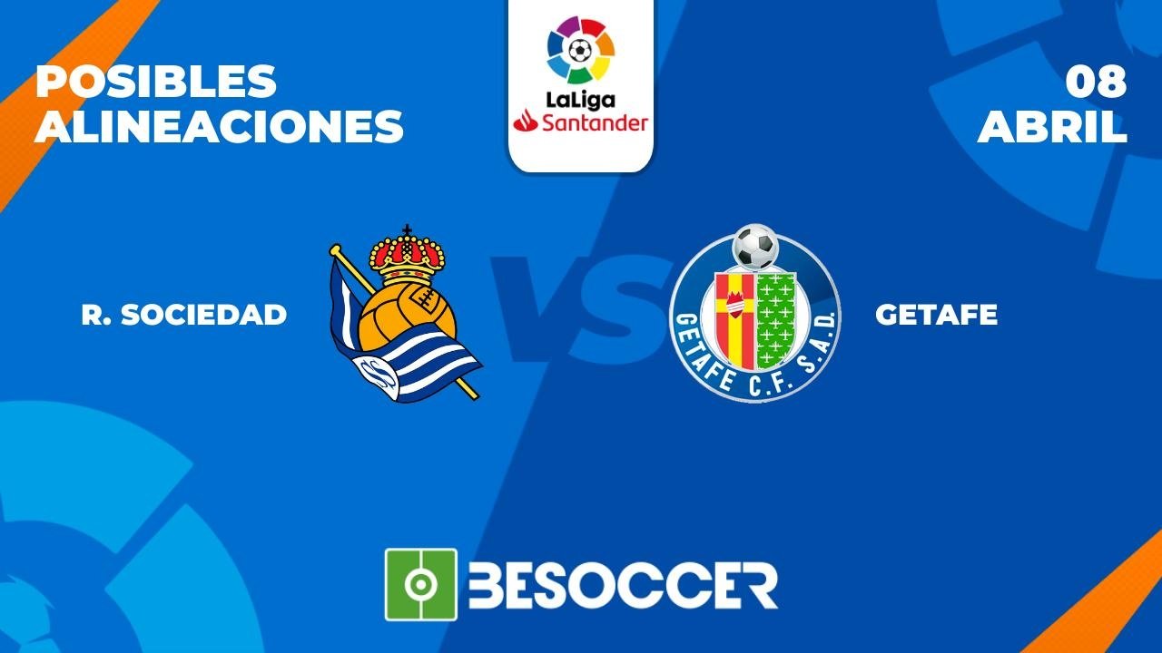 Posibles alineaciones del Real Sociedad-Getafe de la Primera División 2022-2023. BeSoccer