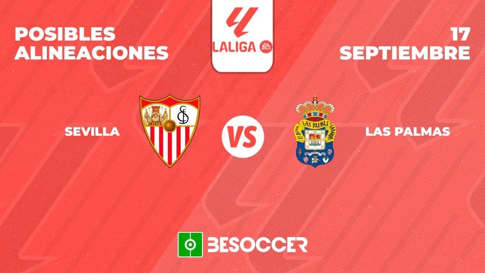 Posibles alineaciones del Sevilla-Las Palmas de la Primera División 2023-24. BeSoccer