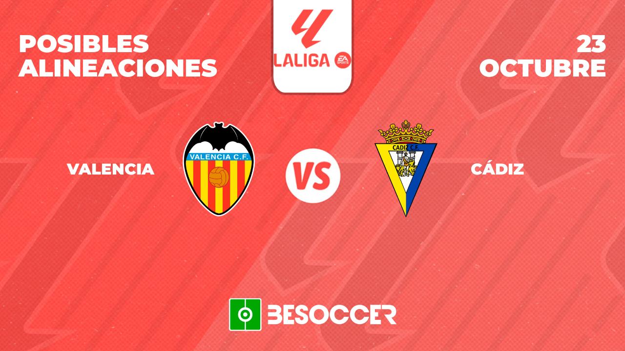 Posibles Alineaciones Del Valencia Vs C Diz