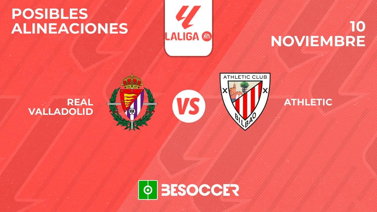 Posibles alineaciones del Valladolid-Athletic de la Primera División 2024-25. BeSoccer