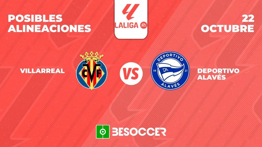 Posibles alineaciones del Villarreal-Alavés de la Primera División 2023-24. BeSoccer